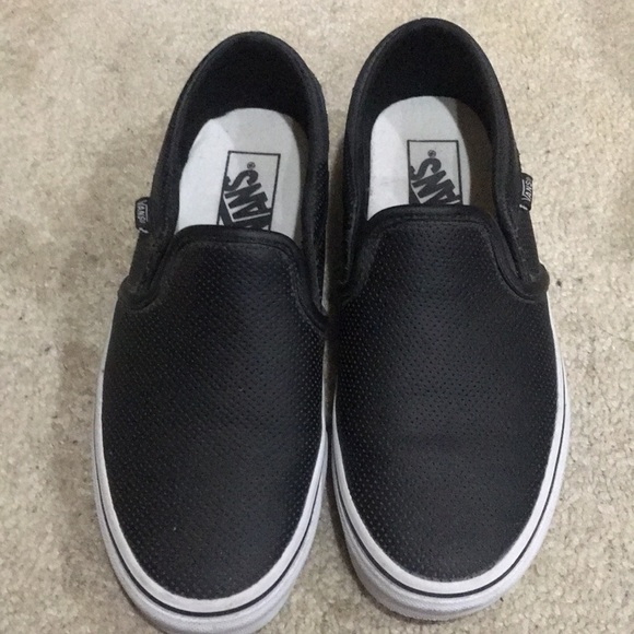 pleather vans